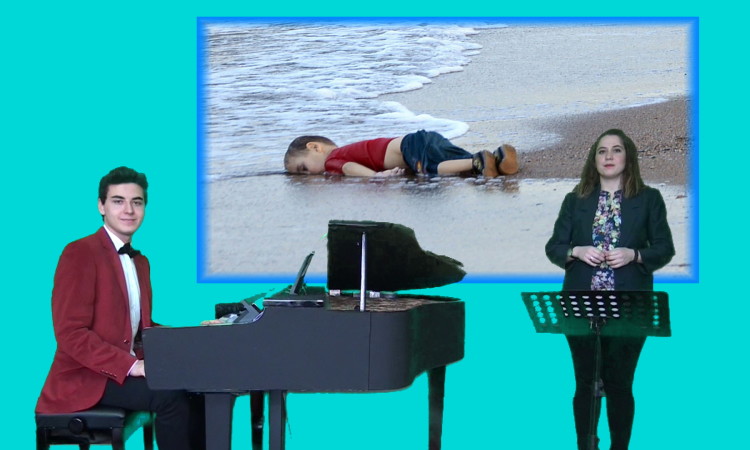 Aylan Bebek Mülteci Çocuklar İçin Beste Dha Doğan Haber Ajansı İtü Devlet Konservatuvarı Öğrencisi 18 Yaş Güneş Yakartepe Haberleri İki Yaş İçin Şarkı Bestesi Deniz Kumsal Gazete Basın Haberi